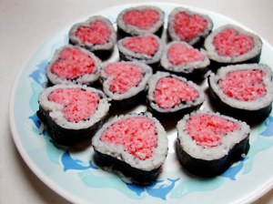 Heart sushi sushi